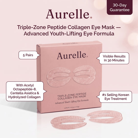 Triple-Zone Peptide Collagen Eye Mask