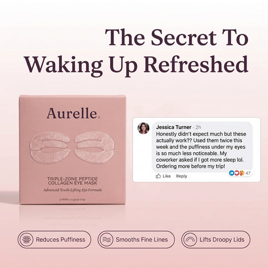 Triple-Zone Peptide Collagen Eye Mask